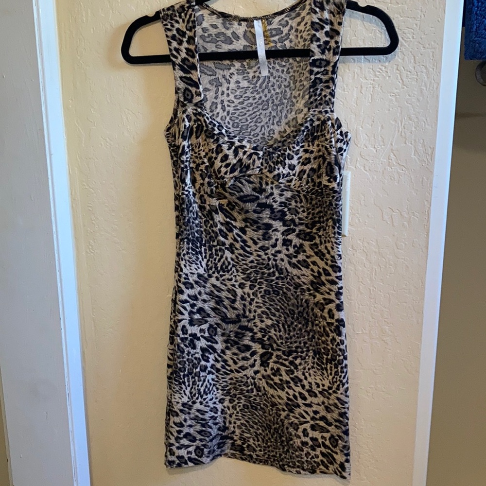 | Cheetah Mini Dress |